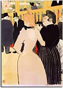 Obrazy Henri de Toulouse-Lautrec  - At the Moulin Rouge, La Goulue with Her Sister zs16827