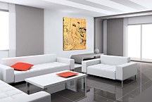 Chocolat dancing in the Irish and American Bar Obraz zs16830