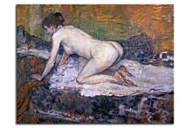 Crouching Woman with Red Hair zs16833
