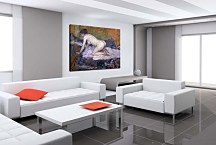 Crouching Woman with Red Hair zs16833