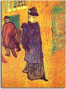 Jane Avril leaving the Moulin Rouge Obraz zs16853
