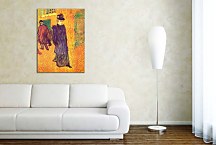 Jane Avril leaving the Moulin Rouge Obraz zs16853