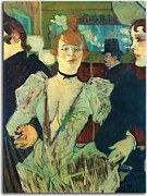 La Goulue Arriving at the Moulin Rouge with Two Women  Obraz zs16855