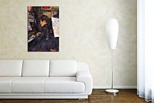 Mademoiselle Marie Dihau Playing the Piano Obraz  zs16858