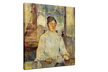 The artist's mother, the Countess Adele de Toulouse Lautrec at breakfast Obraz zs16865