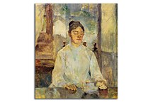 The artist's mother, the Countess Adele de Toulouse Lautrec at breakfast Obraz zs16865