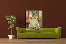 The artist's mother, the Countess Adele de Toulouse Lautrec at breakfast Obraz zs16865