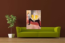 They Cha U Kao, Chinese Clown, Seated Obraz zs16873