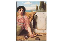 Obrazy John William Godward - A Quiet Pet zs16882