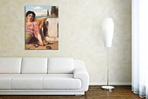 Obrazy John William Godward - A Quiet Pet zs16882