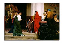 Lawrence Alma-Tadema - Entrance to a Roman Theatre Obraz zs16966