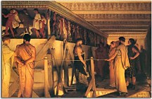 Phidias Showing the Frieze of the Parthenon to his Friends Obraz zs16974