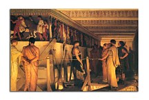 Phidias Showing the Frieze of the Parthenon to his Friends Obraz zs16974