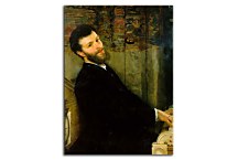 Lawrence Alma-Tadema - Portrait of the Singer George Henschel Obraz zs16977