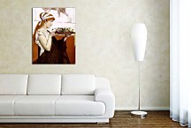 Lawrence Alma-Tadema - Votive offering Obraz zs16996