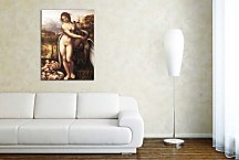 Obraz Leonardo da Vinci - Leda and the Swan zs17006