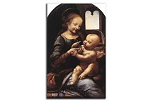 Reprodukcie Leonardo da Vinci - Madonna with a Flower zs17008