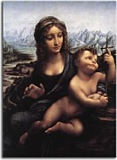 Obraz Leonardo da Vinci - Madonna with a Yarnwinder zs17009