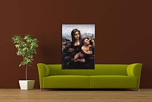 Obraz Leonardo da Vinci - Madonna with a Yarnwinder zs17009