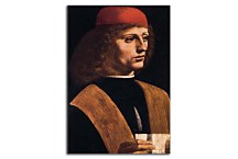 Reprodukcie Leonardo da Vinci - Portrait of a Musician zs17011