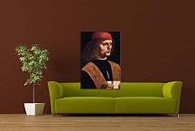Reprodukcie Leonardo da Vinci - Portrait of a Musician zs17011