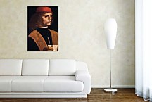 Reprodukcie Leonardo da Vinci - Portrait of a Musician zs17011