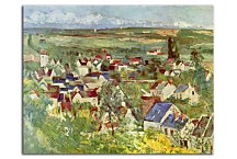 Obrazy Reprodukcie - Paul Cézanne - View of Auvers  zs17034
