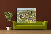 Obrazy Reprodukcie - Paul Cézanne - View of Auvers  zs17034