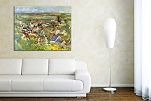 Obrazy Reprodukcie - Paul Cézanne - View of Auvers  zs17034