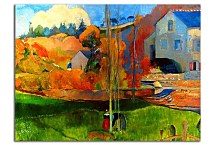 Paul Gauguin Obrazy  - A breton landscape, David's mill zs17037