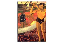 Reprodukcia Paul Gauguin - A man with axe zs17041