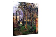 Obraz Paul Gauguin - Abandoned garden in Rouen zs17043