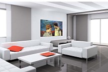 Reprodukcie Paul Gauguin - Aline Gauguin and one of her brothers zs17044