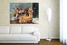 Paul Gauguin Obraz - Basket of flowers zs17056