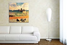 Paul Gauguin Obraz - Bathing, Dieppe zs17059