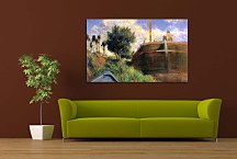 Paul Gauguin Obraz - Blue Barge zs17060