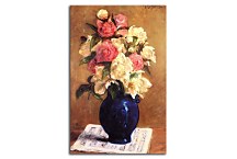 Bouquet of Peonies on a Musical Score Paul Gauguin Obraz zs17066