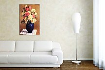 Bouquet of Peonies on a Musical Score Paul Gauguin Obraz zs17066