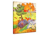 Breton Boy in a Landscape with Goose Paul Gauguin Obraz zs17067