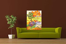 Breton Boy in a Landscape with Goose Paul Gauguin Obraz zs17067