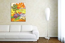 Breton Boy in a Landscape with Goose Paul Gauguin Obraz zs17067