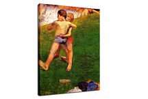 Breton Boys Wrestling Paul Gauguin Obraz zs17068