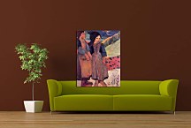 Breton Girls by the sea Paul Gauguin Obraz zs17069