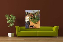 Breton Women at the Turn Paul Gauguin Obraz  zs17074