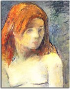 Bust of a nude girl Paul Gauguin Obraz zs17076