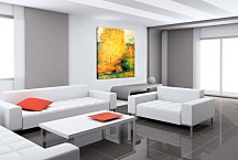 By the Stream, Autumn Paul Gauguin Obraz zs17078