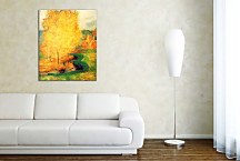 By the Stream, Autumn Paul Gauguin Obraz zs17078