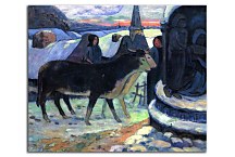 Paul Gauguin Obraz - Christmas night zs17083