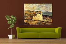 Paul Gauguin Obraz Cliff near Dieppe zs17085