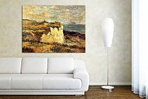 Paul Gauguin Obraz Cliff near Dieppe zs17085